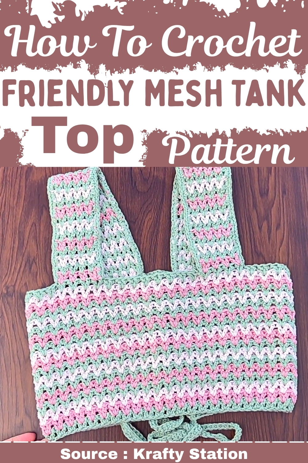 Crochet Friendly Mesh Tank Top Pattern