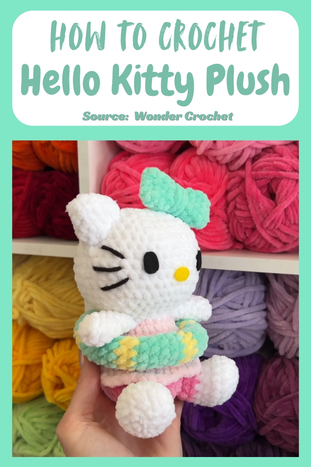 Unique Easy Crochet Hello Kitty Plush