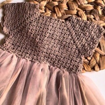 Crochet tutu & Yoke Dress 1