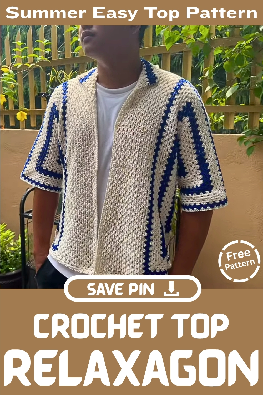 Crochet Top Relaxagon Summer Easy Top Patter