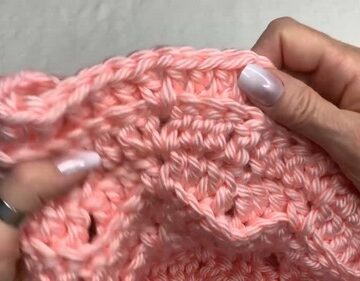 Crochet Zigzag Lap blanket 5