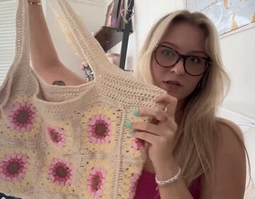 Crochet Granny Square bag 5