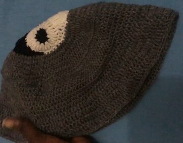Crochet Ying Yang bucket hat 5