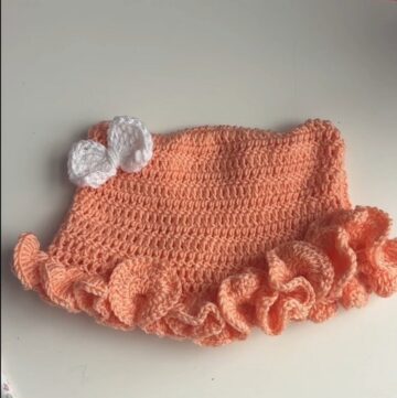 Crochet Cat Ear Beanie Pattern 5