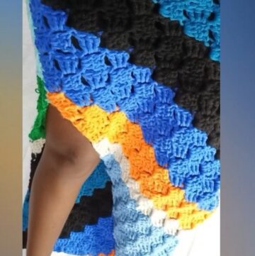 Crochet C2c Ocean Skirt pattern 5