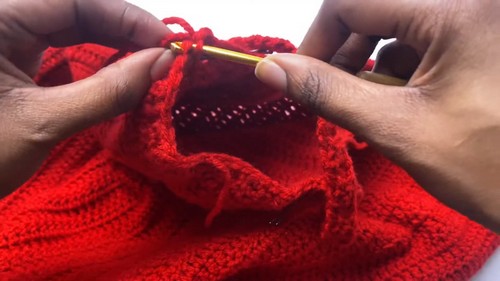 Crochet Ruffle Dress Pattern 3