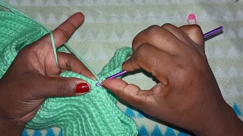 Crochet Top Down Cardigan Pattern 2