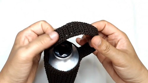 Crochet Water Bottle holder pattern 5