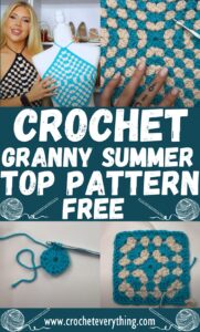 Simple & Stylish Crochet Top Using One Granny Square Pattern - Crochet
