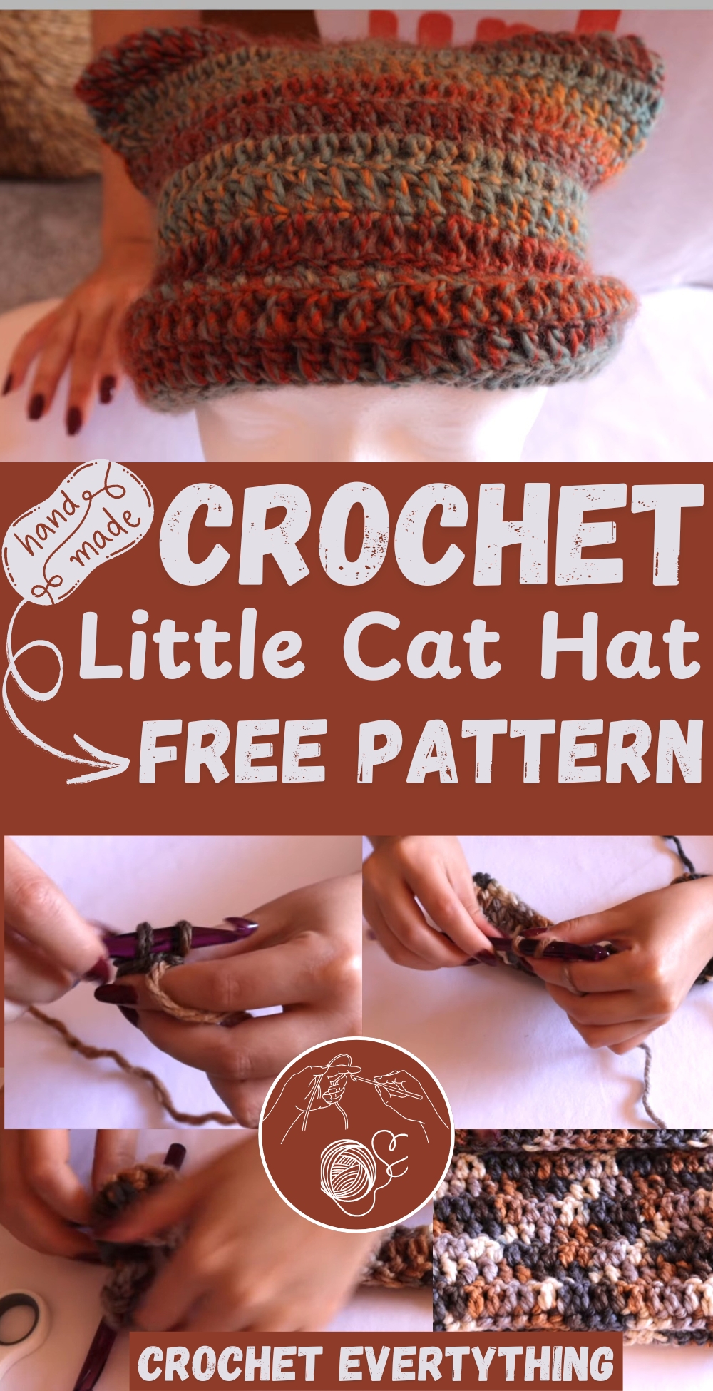 Crochet Little Cat Hat pattern
