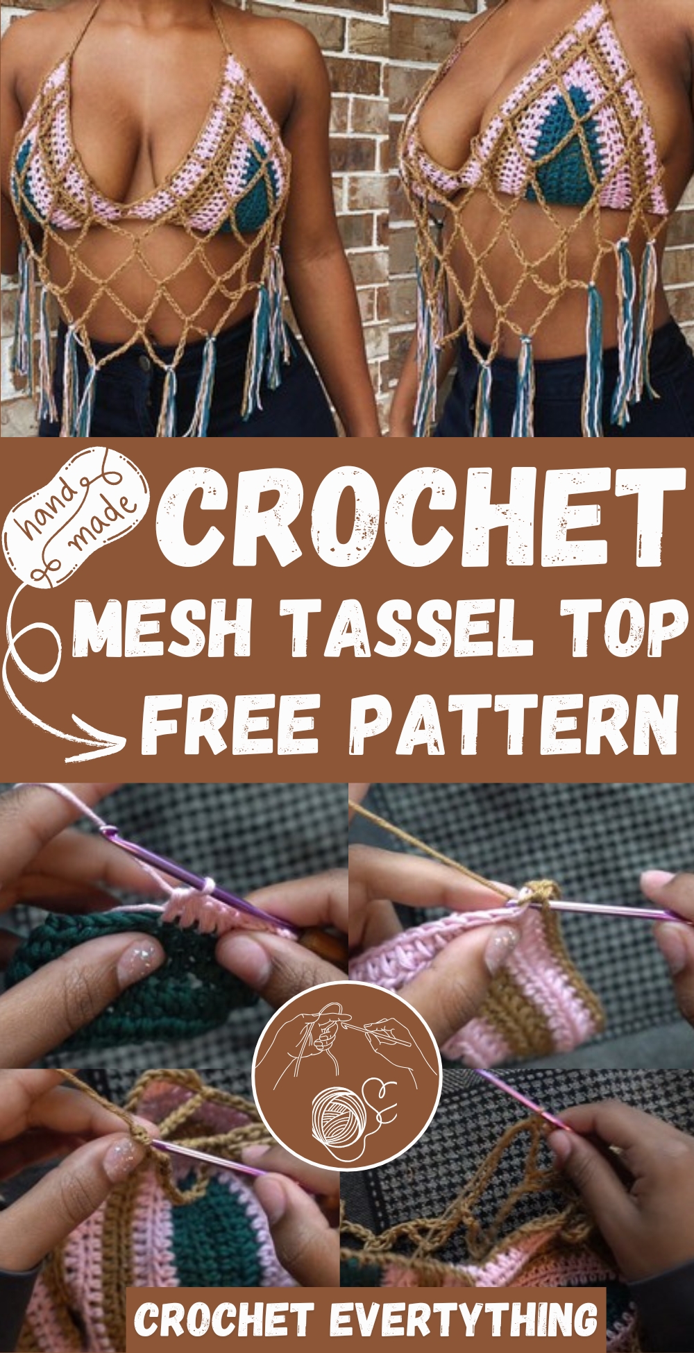 Crochet Mesh Tassel Top Pattern