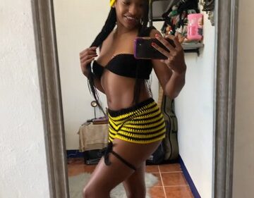 Crochet one legged striped short 6