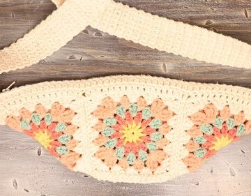 Crochet Fanny Pack & Granny Square Bag 6