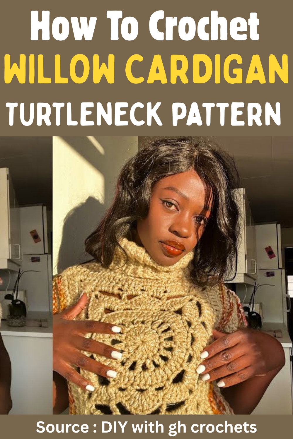 TURTLENECK WILLOW CARDIGAN