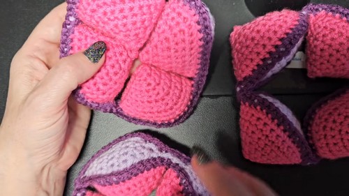 Crochet Amish Puzzle ball pattern 6