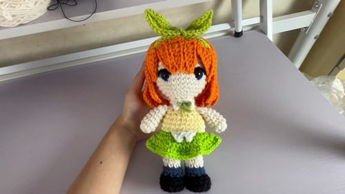 Crochet Yotsuba Nakano Amigurumi pattern 5