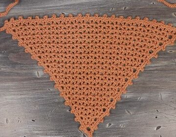 Crochet Bandana & Head Scarf pattern 5