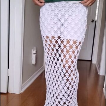 Crochet Maxi Skirt Pattern 5