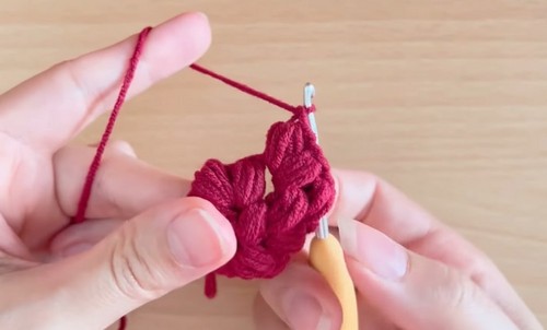 Crochet Strawberry Keychain Pattern 2