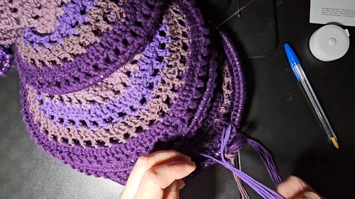 Crochet Gypsy Queen Eclectic Lamp pattern 5