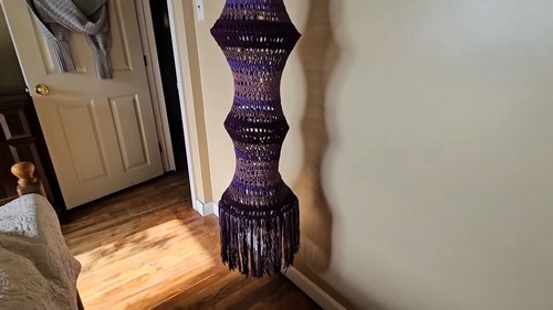 Crochet Gypsy Queen Eclectic Lamp pattern 7