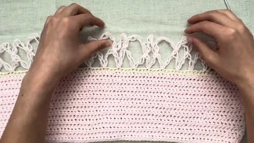 Crochet Mesh Top pattern 2