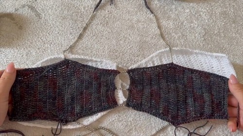 Crochet Beaded Top pattern 4