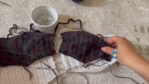 Crochet Beaded Top pattern 2