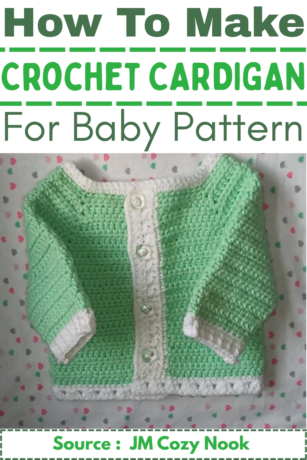 Crochet Cardigan For Baby