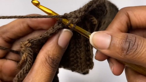 Crochet two toned Wrap Top Tutorial 3