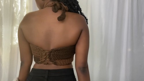 Crochet two toned Wrap Top Tutorial 7