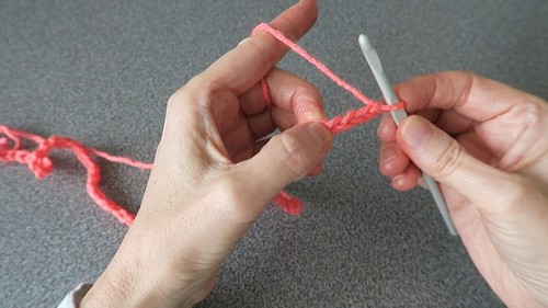 Crochet braided Hairband Tutorial 1