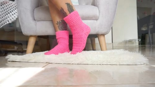 Crochet One Piece Stocking pattern 7