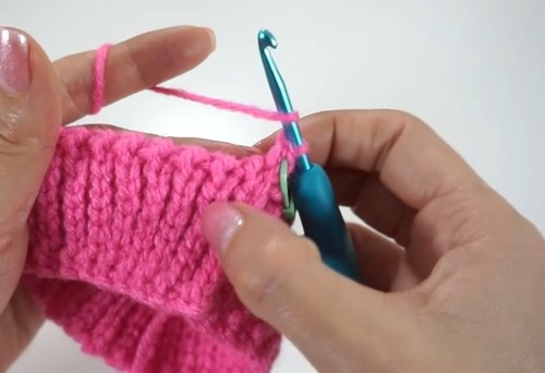 Crochet One Piece Stocking pattern 2