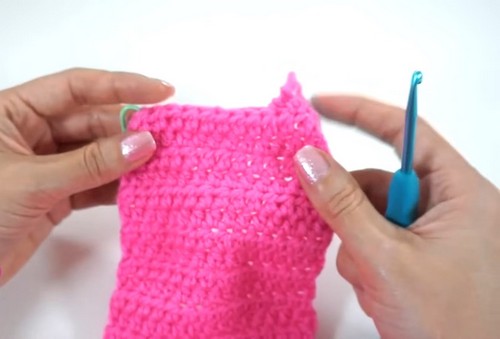 Crochet One Piece Stocking pattern 3