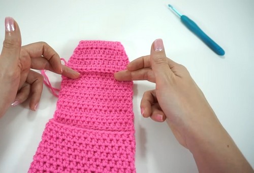 Crochet One Piece Stocking pattern 4