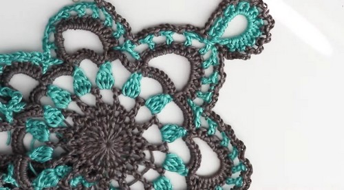 Easy Crochet Square Lace Top pattern 2
