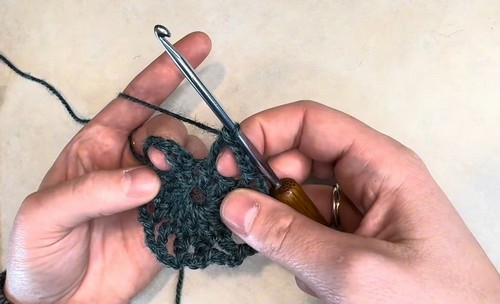 Easy Crochet Spiderweb Top pattern 1