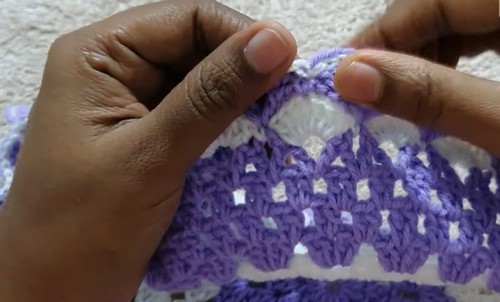 Easy Crochet Simple Doily pattern 4