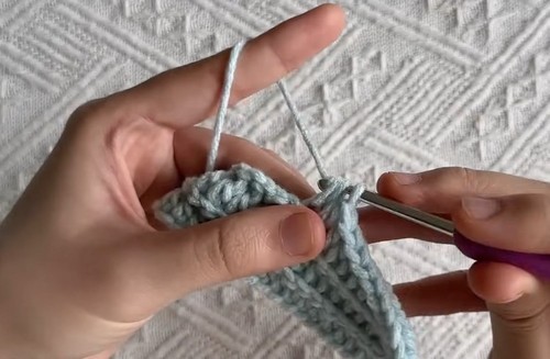 Easy Crochet Ribbon Top pattern 1