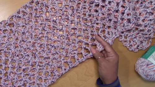 Easy Crochet Square Lace Top pattern 4