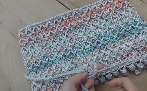 Easy Crochet Puff Stitch Top pattern 5