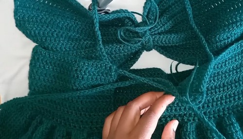 Easy Crochet Dress pattern 4