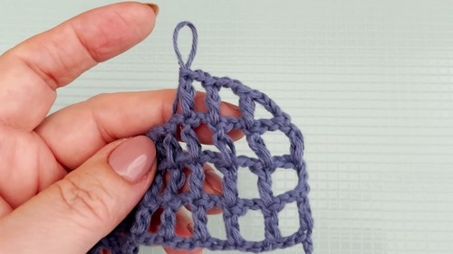 Easy Crochet Mesh Vest pattern 1