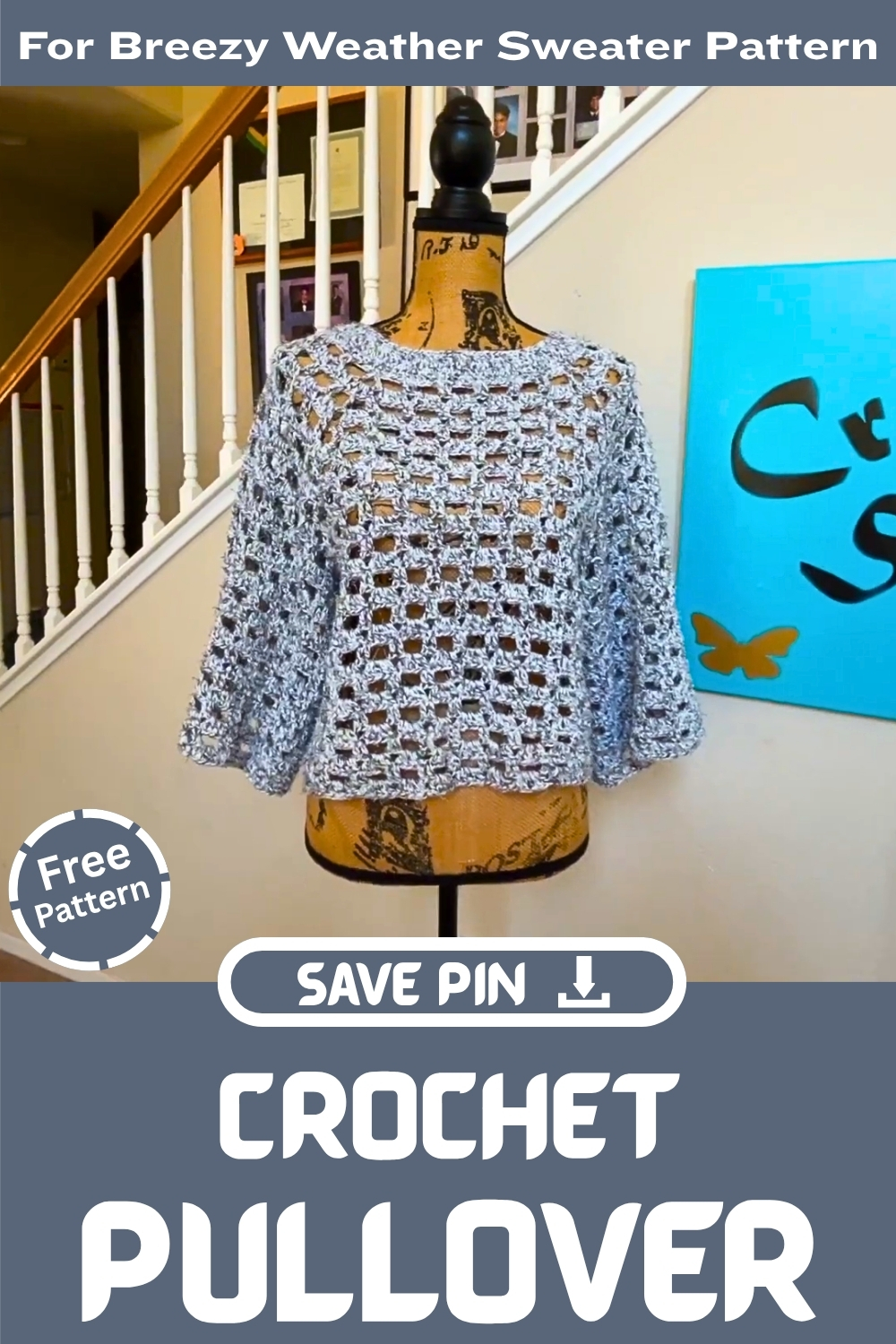 Crochet Pullover For Breezy Weather Sweater Pattern