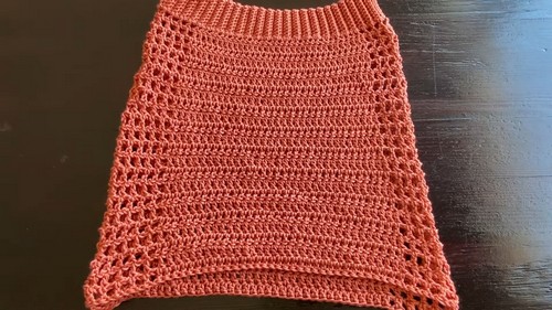 Easy Crochet Mini Skirt pattern 5