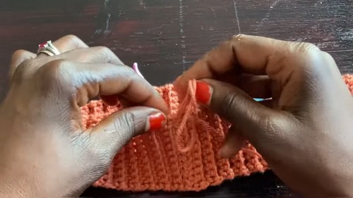 Easy Crochet Mini Skirt pattern 2