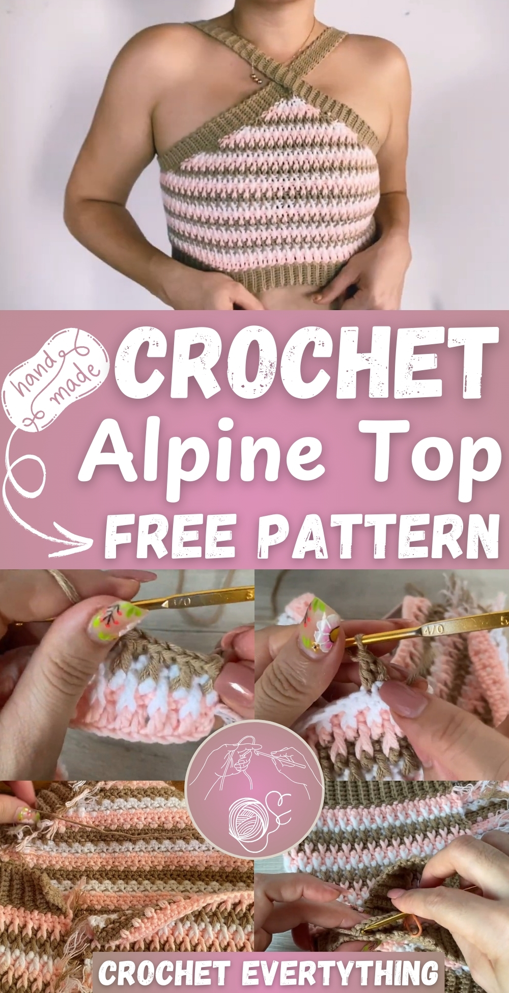 Easy Crochet Alpine Top pattern