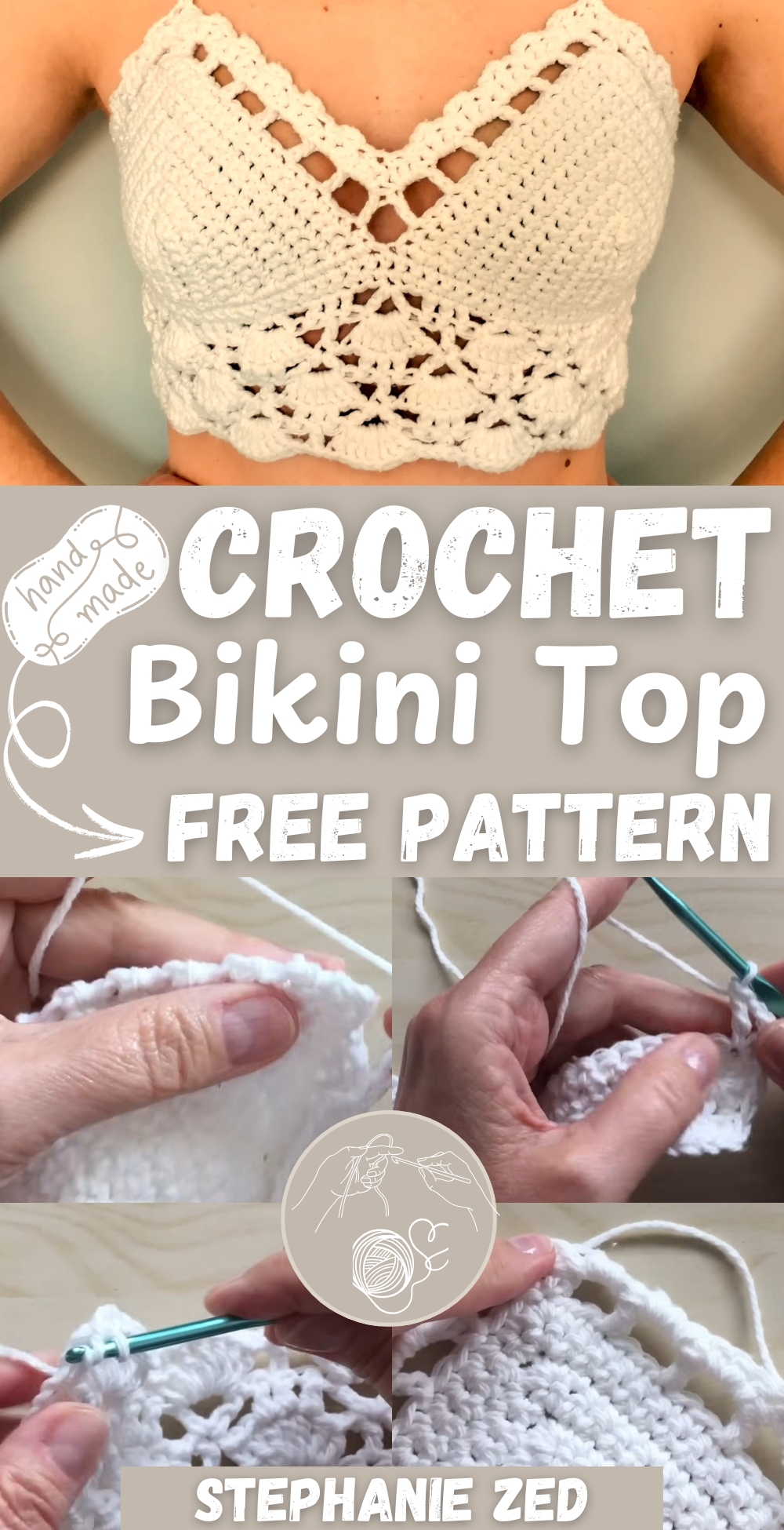 Easy Crochet Bikini Top pattern