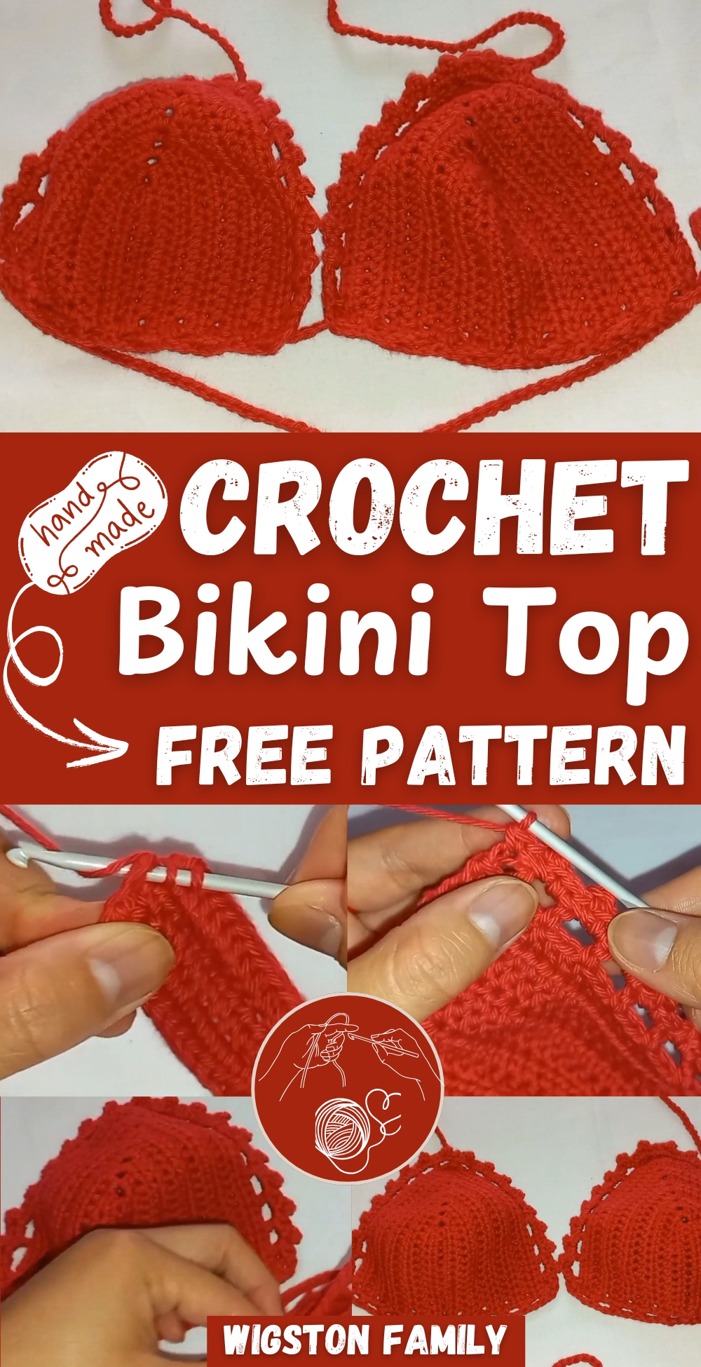 Easy Crochet Bikini Top pattern